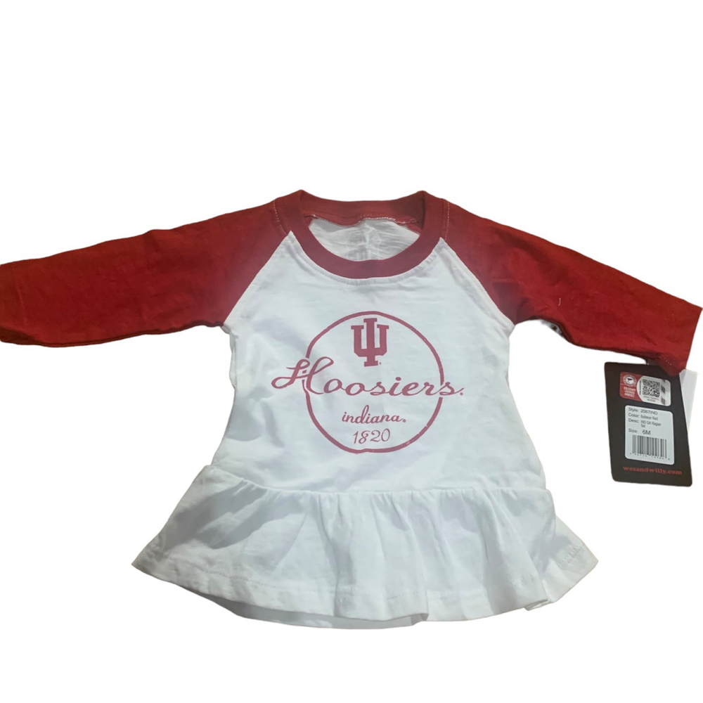 Indiana Hoosiers Top New Size 6m